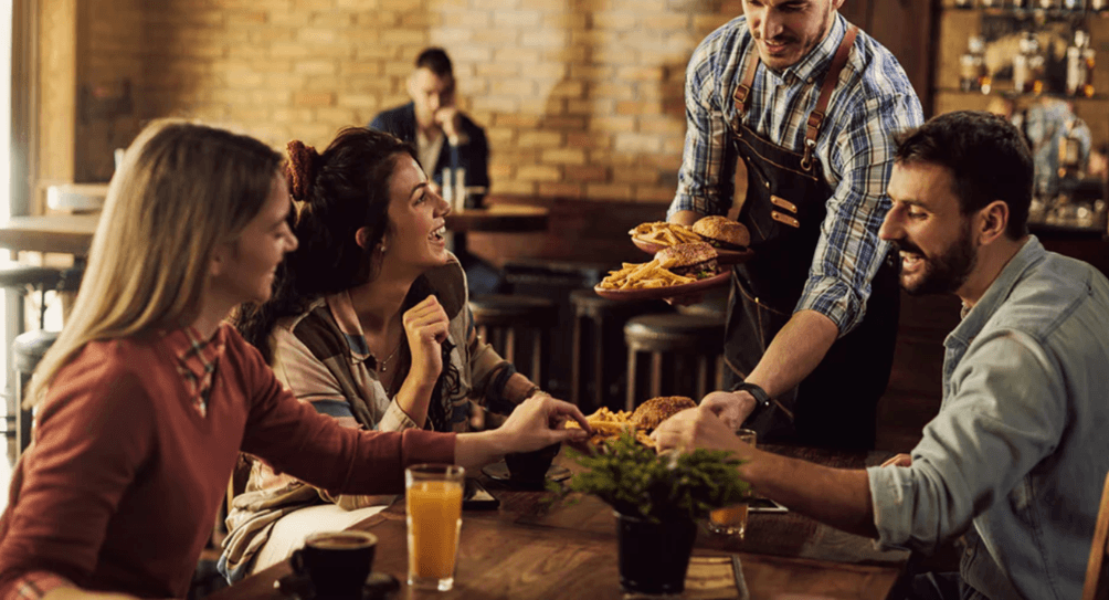 Restaurant interior with dining tables and ambiance